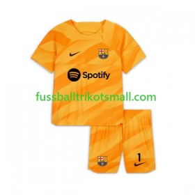 Fußballtrikots FC Barcelona Ter Stegen 1 Torwart Kinder 2023-2024 Kurzarm Fourth trikot kaufen